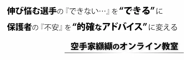 空手家纐纈のオンライン教室