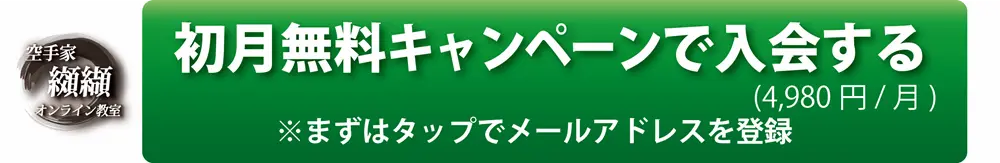 空手家纐纈オンライン教室 初月無料キャンペーンで入会する